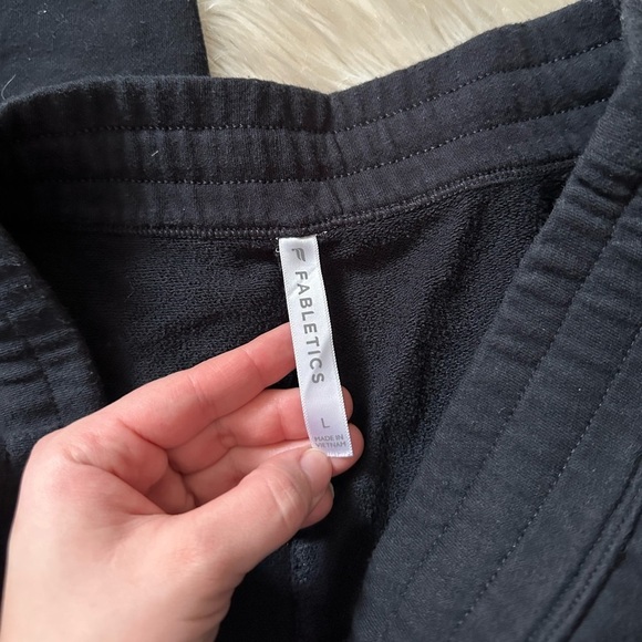 FABLETICS Eco-Conscious Slim Sweatpants In Black - Picture 4 of 5